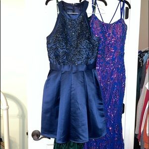 prom girl halter neck short hoco dress